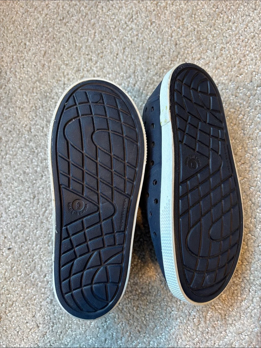 Old Navy Boys Navy Slip-On Perforated Water Shoes
